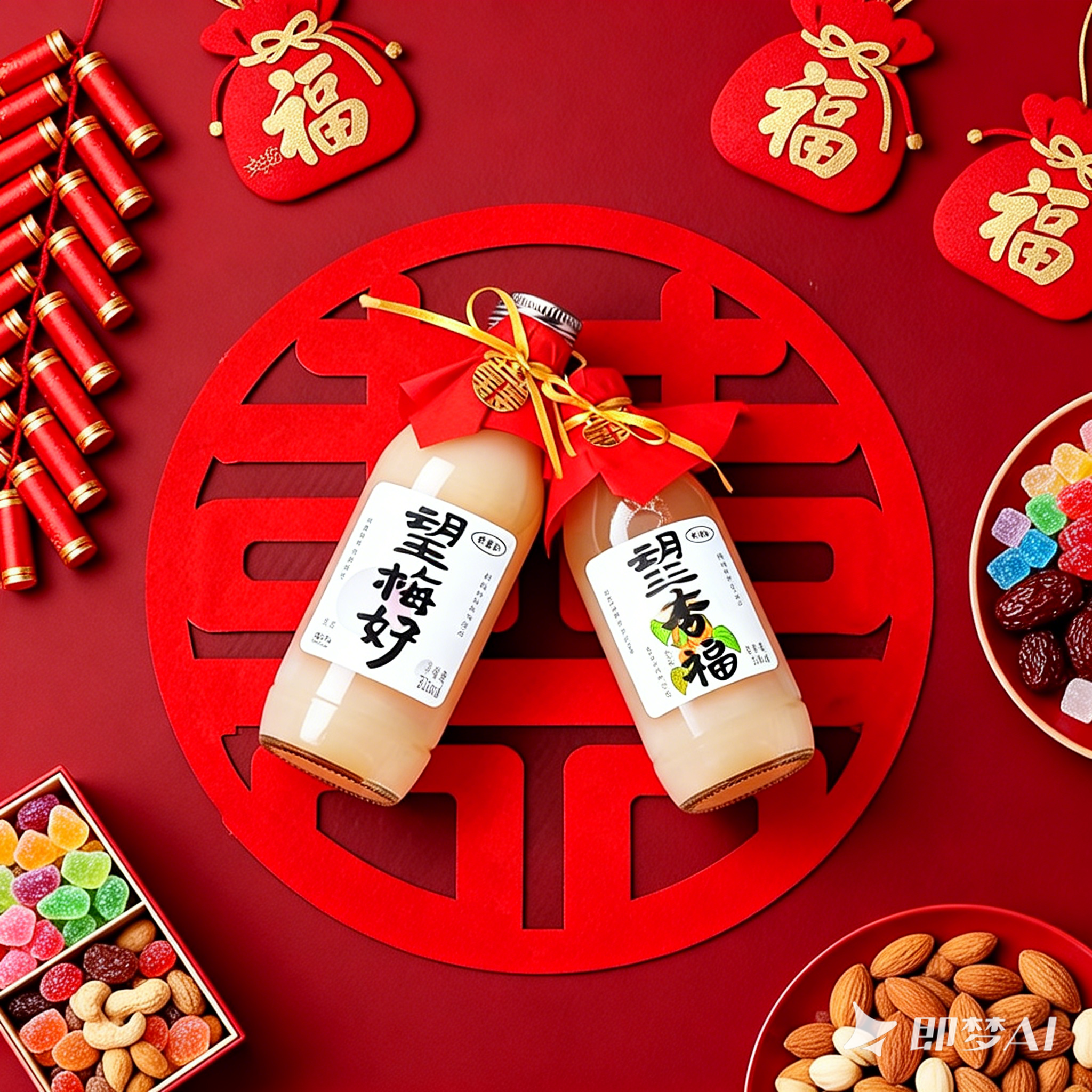 好望水望有米山竹大米气泡果汁饮料新年限定年年有米望梅好望杏福,咖啡/麦片/冲饮,气泡水,淘宝优惠券,粉丝福利购,淘宝优惠卷