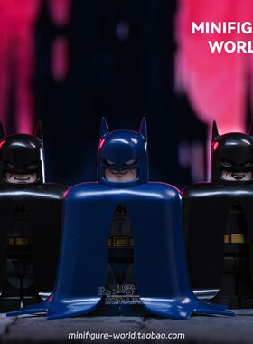 经典动画卡通TAS蝙蝠侠Batman积木人仔拼装玩具模型摆件男孩礼物