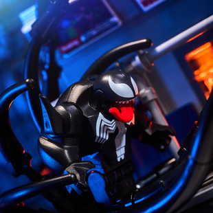 毒液屠杀暴乱暗影蜘蛛侠地铁MOC拼装积木人仔场景超级英雄玩具