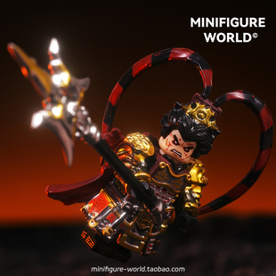 吕布赵云虎豹骑三国五虎将关羽古代铠甲第三方积木人仔男孩玩具