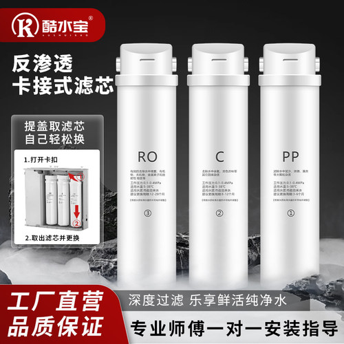 净水器卡接滤芯100G全套套餐