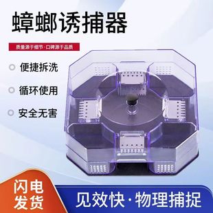 蟑螂捕捉神器蟑螂诱捕器物理抓蟑螂魔盒全窝端无毒强力杀蟑螂药盒