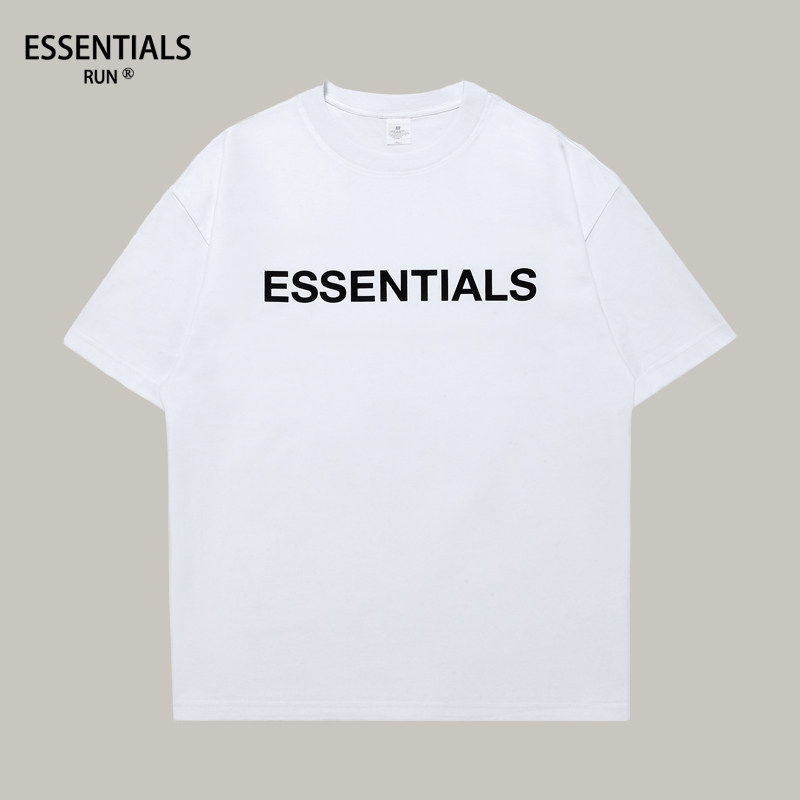 essentialsrun2023官方正品潮牌夏季新款男女同款短袖纯棉情侣T恤