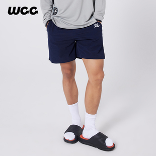 宽松透气速干短裤 跑步健身五分裤 夏季 WCC 男士 篮球运动裤 子美式