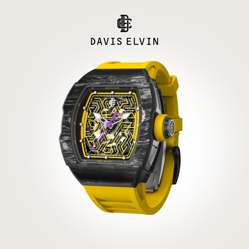 daviselvin手表轻奢情侣机械表