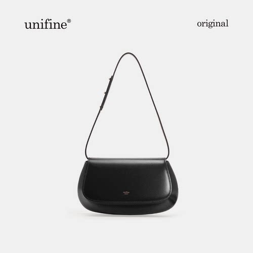 UNIFINE【金靖同款】腋下包女新款真皮单肩包板栗包斜挎包通勤包