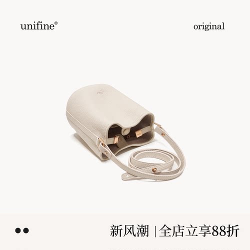 真皮云朵桶单肩手提斜挎水桶包