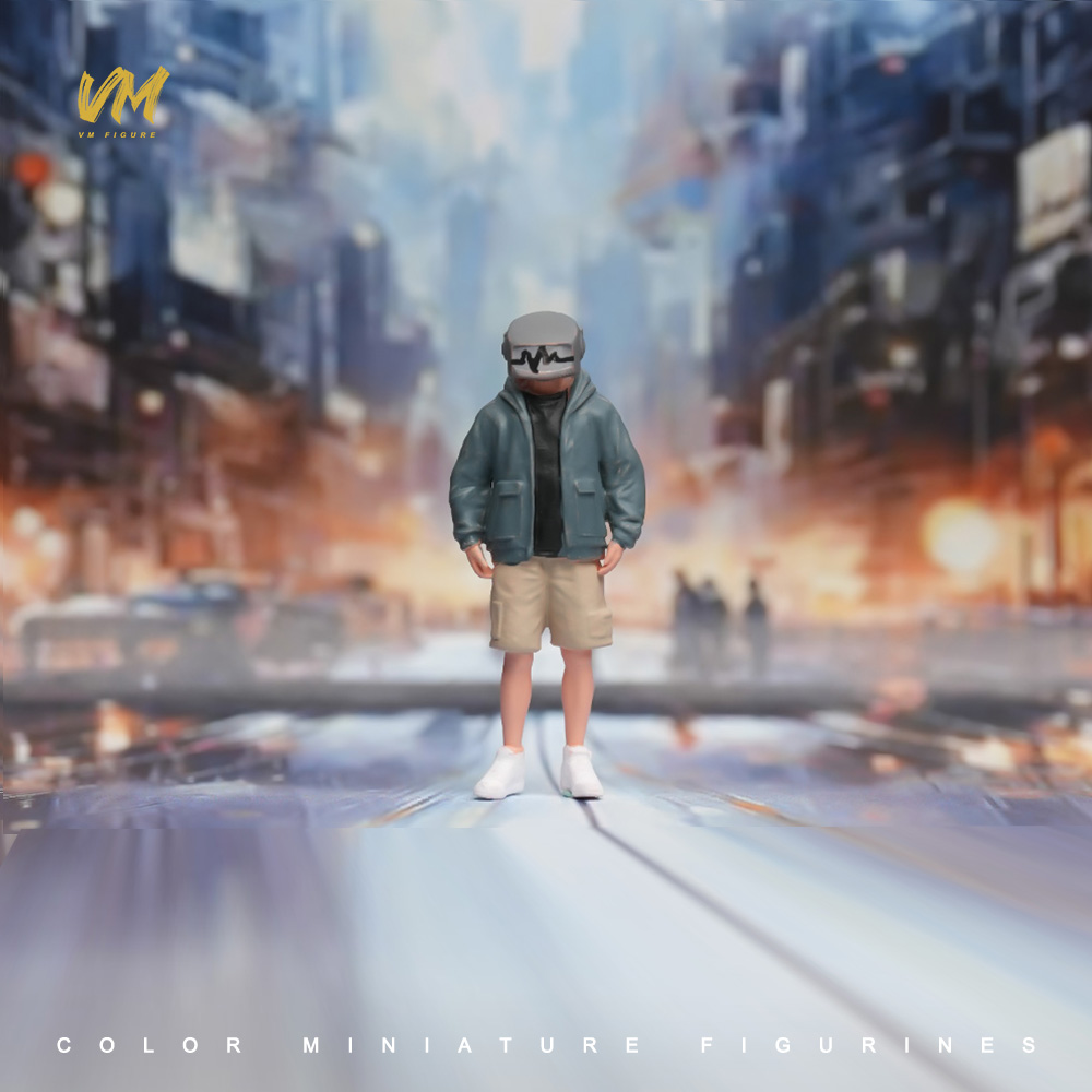 1/18/24/43/64/87 超能机器人 微缩场景模型搭配手工涂装小人偶