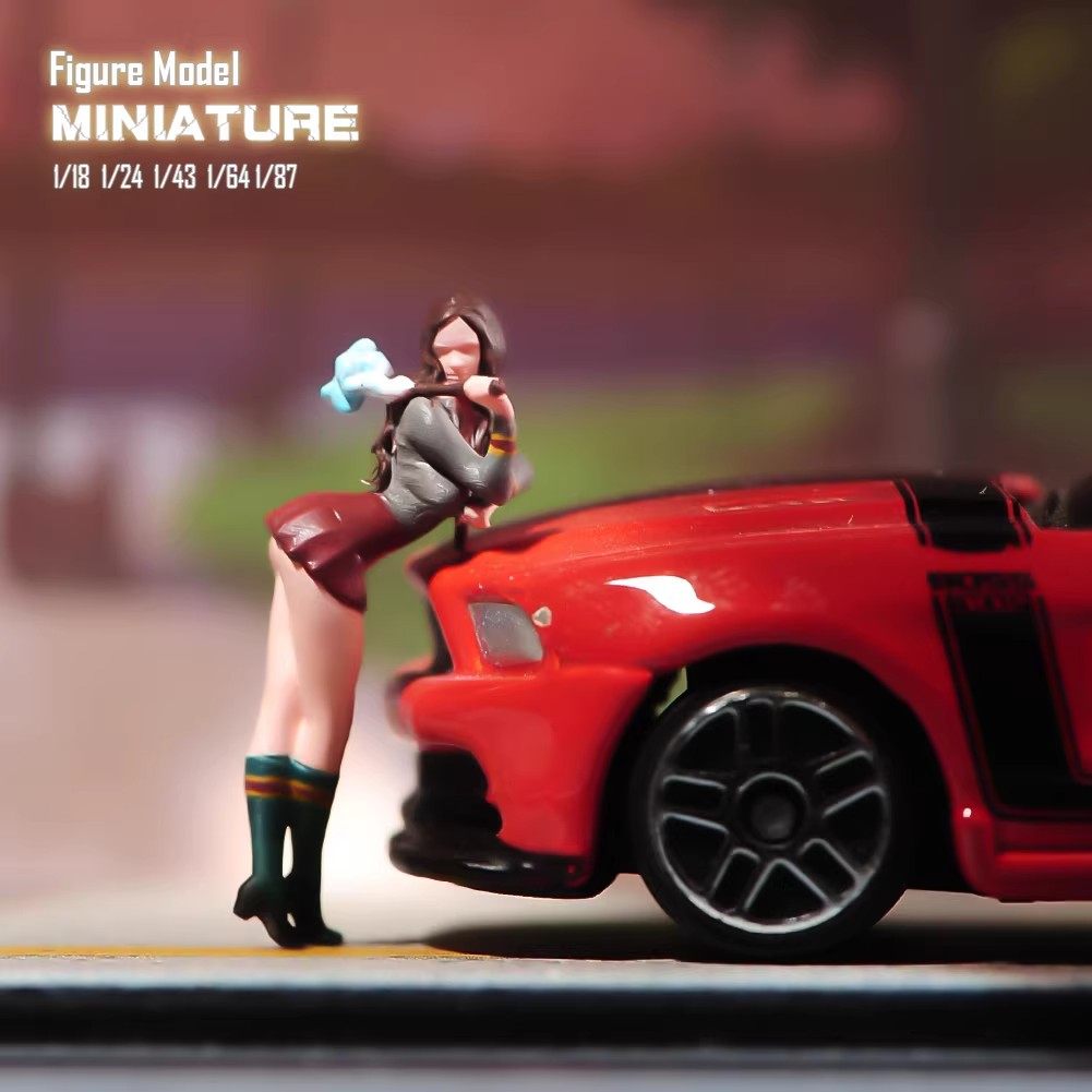 1/18/24/43/64/87 赫敏 微缩场景微拍摄影车模型搭配手办人偶