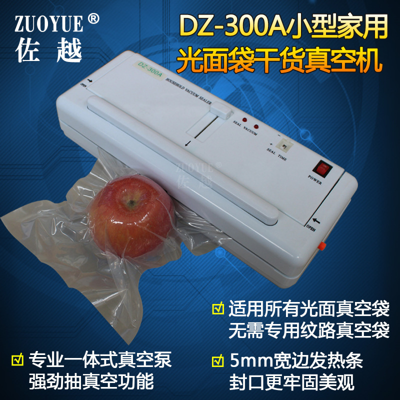 厂家DZ-300A小型光平面袋真空包装机 家用真空封口机 食品真