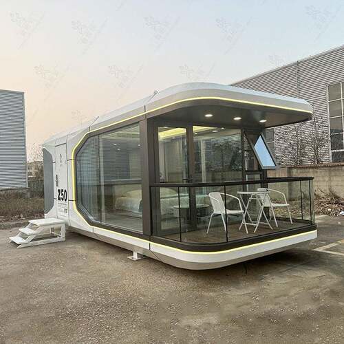 一体移动活动房住人公集装箱改装房屋微型流浪舱酒店客房