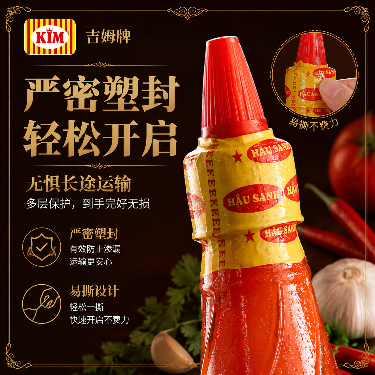 俄罗斯风味辣酱肉串佐料辣椒酱22号烧烤大串保真烤肉伴侣进口越南