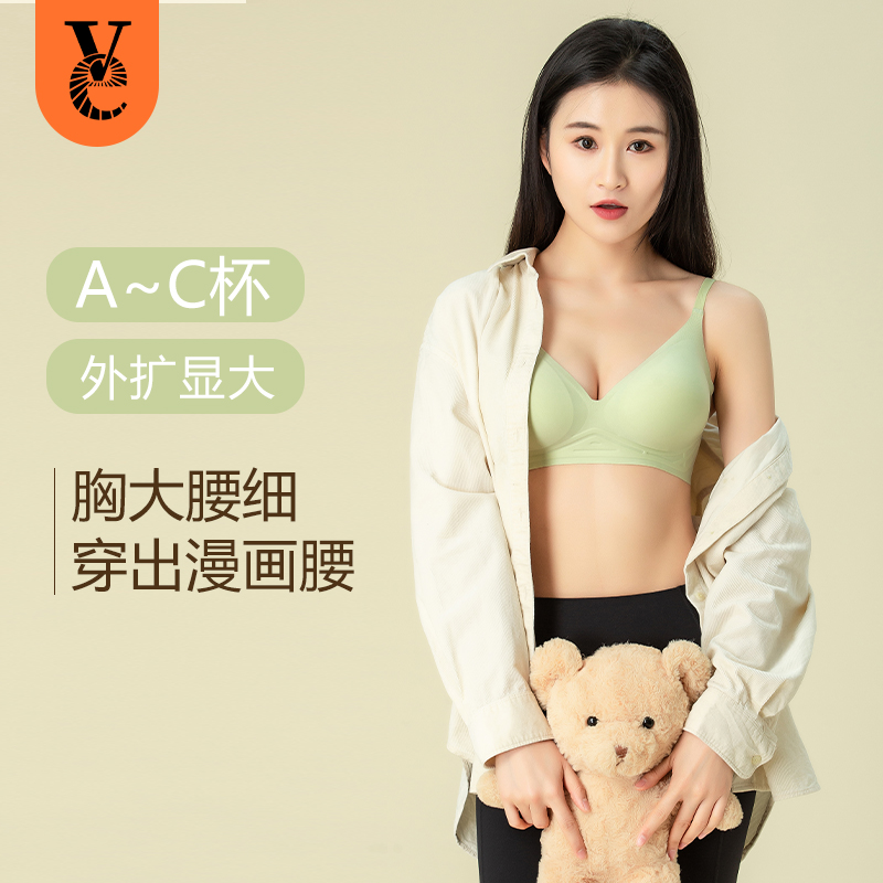 VE内衣文胸外扩小胸显大聚拢无痕文胸女辣妹漫画胸防下垂文胸罩