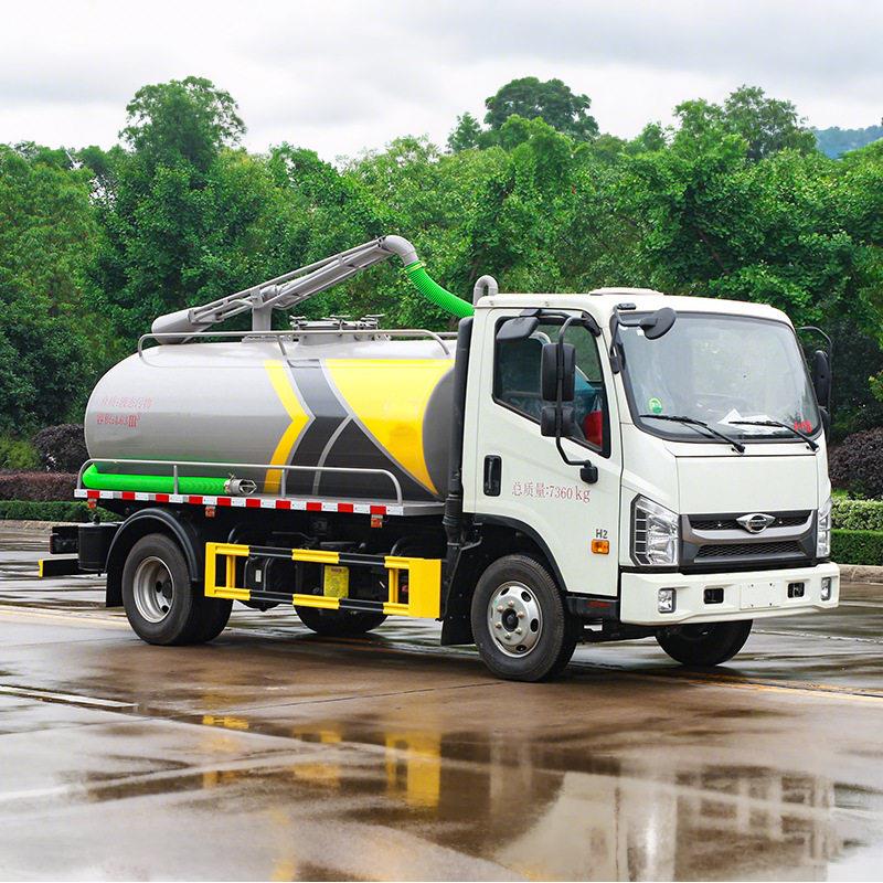 福田H2吸粪车6方容积适用于抽排污水粪便油污泥浆等各种流体