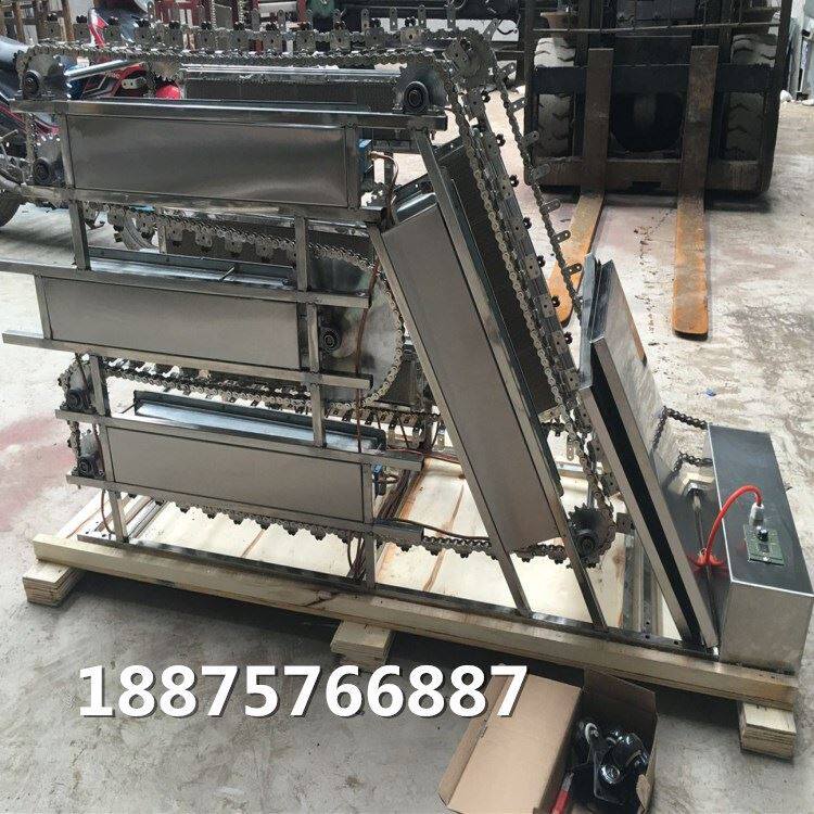 新型全自动链条式烤串机 无烟烧烤机 肉串烤串机设备