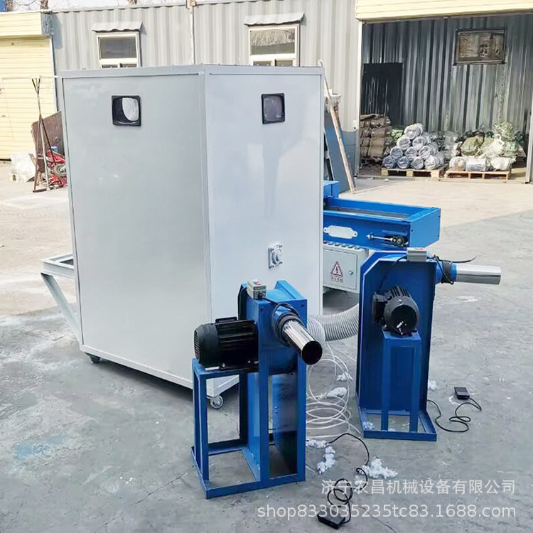 双工位拉布布冲棉机 单口钥匙挂件填充机 羽绒棉纤维棉开松机,机械设备,其他机械设备,淘宝优惠券,粉丝福利购,淘宝优惠卷