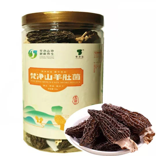 好物推荐贵州特产 | 梵净山珍羊肚菌(特级)25g /罐