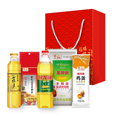 稻米油400ml大米500g面120g礼袋
