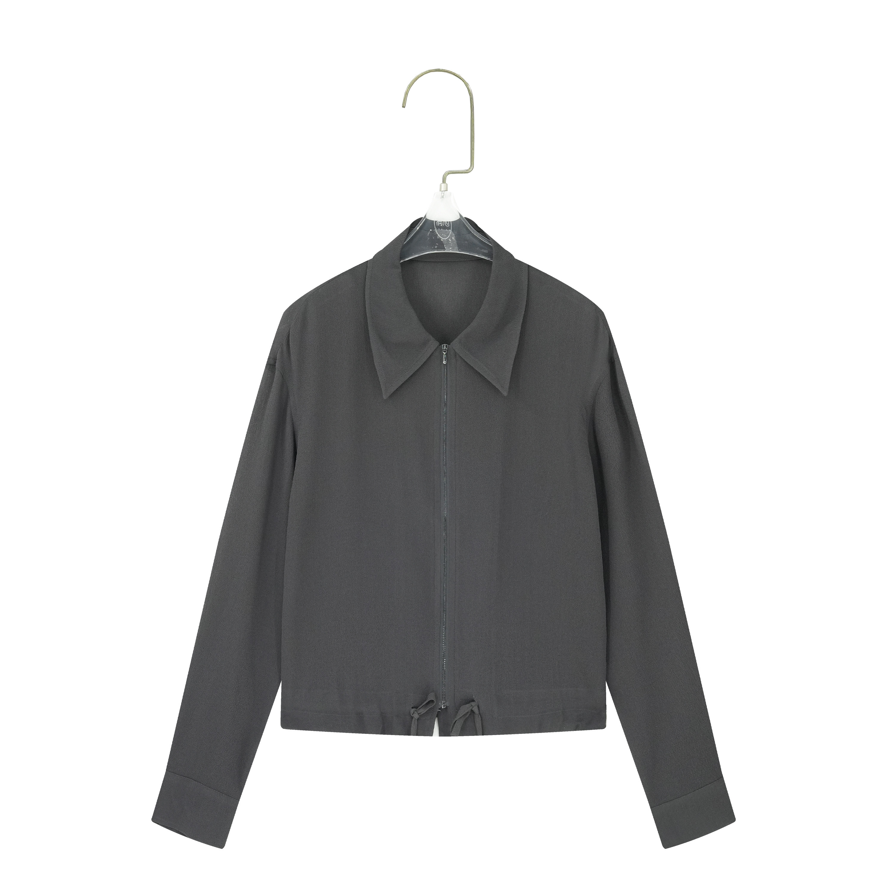 2026春夏新款时尚休闲风短款百搭桑蚕丝外套BH0025