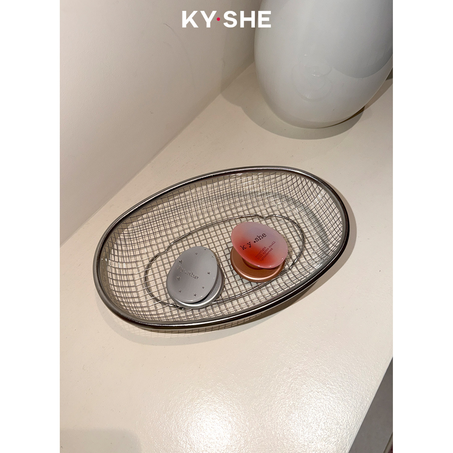 KYSHE新款时髦ins风镜面磁吸式手机壳气囊支架便携背贴式伸缩支架