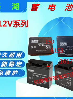 海湖蓄电池FM1270 12V7AH/12/14/1724/33/38通信电源直流屏免维护