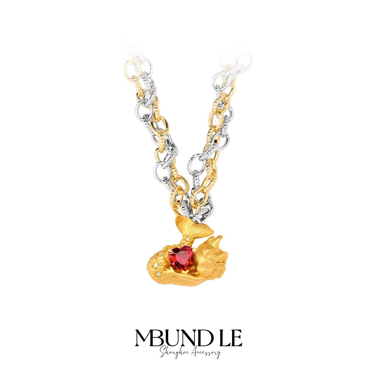 摩邦珠宝梦不落童话镇小美人鱼吊坠两条套组项链时尚新款生日礼物,饰品/流行首饰/时尚饰品新,项链,淘宝优惠券,粉丝福利购,淘宝优惠卷