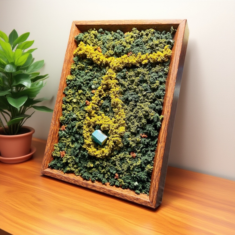 纯手工美龄宫微景观胡桃木立体画