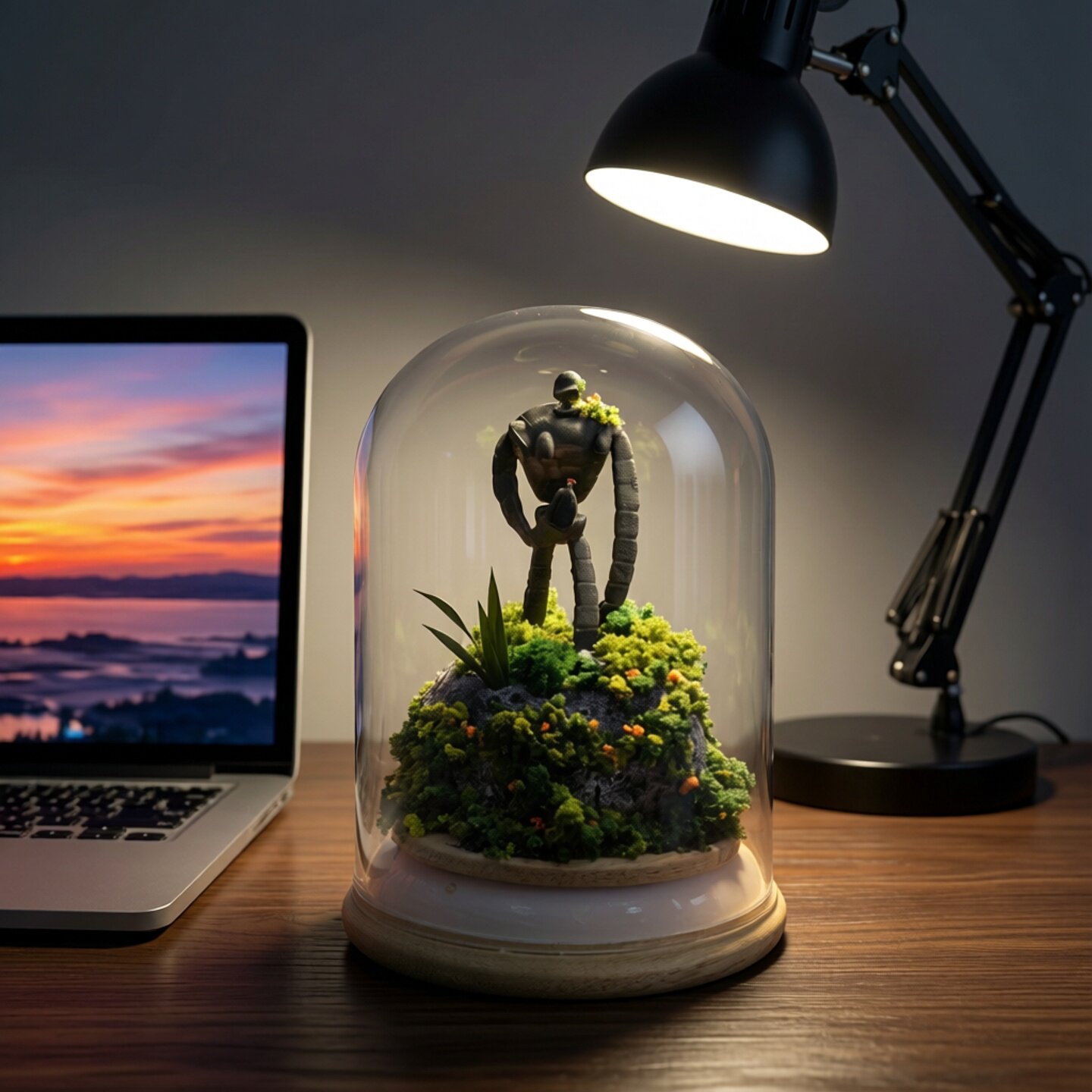 纯手工拉普达机器人微缩景观模型手办装饰摆件创意礼物