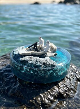 星战科幻海洋风暴兵手工树脂冰箱