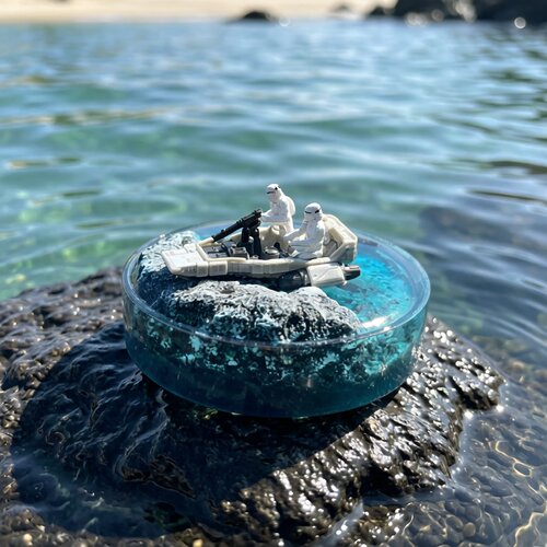 星战科幻海洋风暴兵手工树脂冰箱