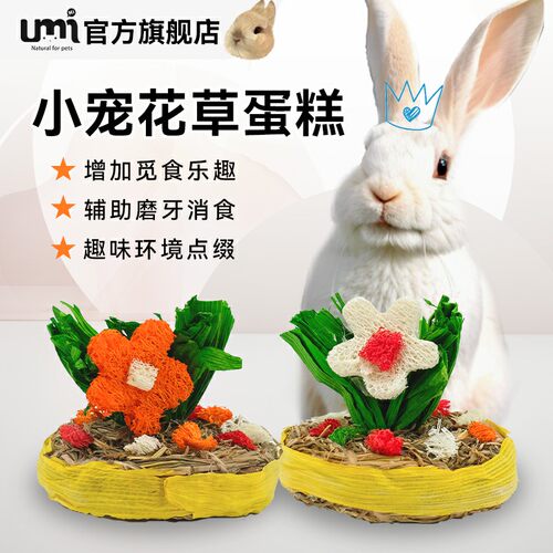 umi啃咬花草蛋糕装饰玩具健康