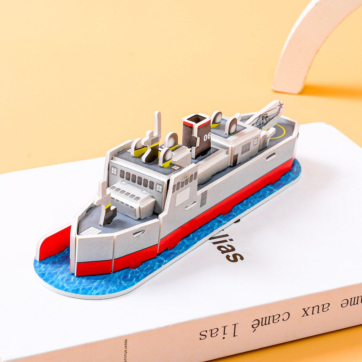 辽宁号航空母舰模型纸质3d立体拼图diy科教益智手工拼装军舰模型