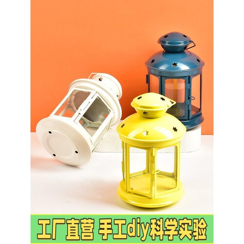 圣诞节平安夜欧式香薰铁艺烛台洛特拉diy手工奶油胶烛台小夜灯M53