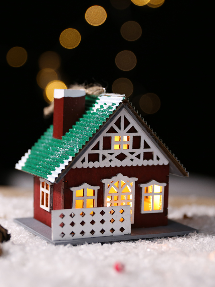 圣诞节小屋挂饰摆件装饰品