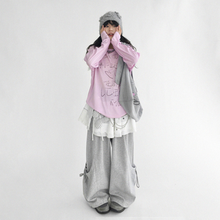 上衣防晒 T恤薄透晾干防晒罩衫 innomoood 日语台词手写印花长袖