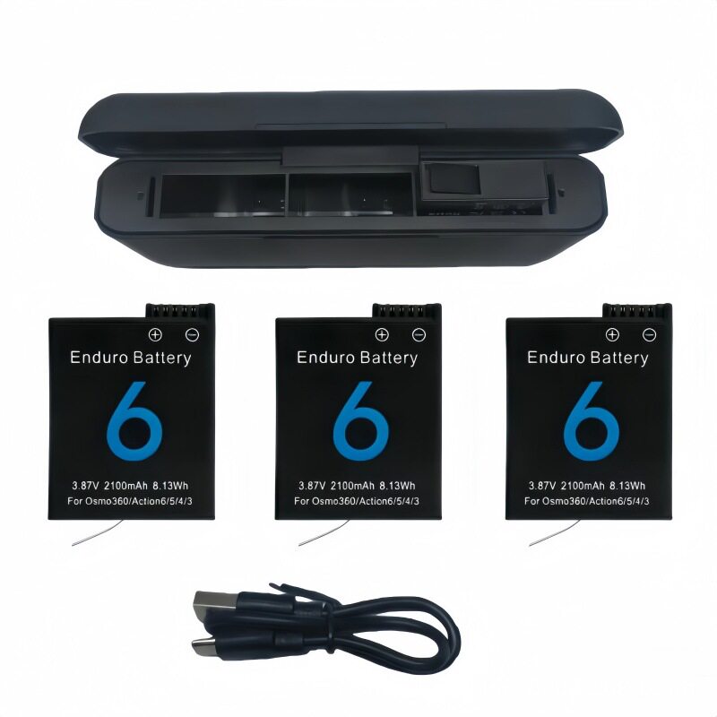 适用大疆action6电池 action5pro action4 长续航DJI运动相机电池图片