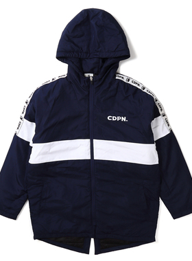 soccer junky足球狗秋冬运动棉服连帽拉链外套加厚训练服CP19561