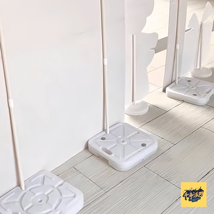 KT板支架注水底座伸缩杆背景墙支撑杆架子2米3米桁架防风伸缩铁架