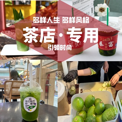 广东香水柠檬5斤包邮奶茶店专用一级果皮厚香水果新鲜无籽青柠檬