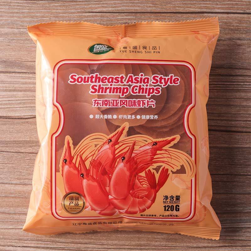 东南亚粤盛风味虾片网红同款食品办公零嘴油炸美味膨化休闲零食