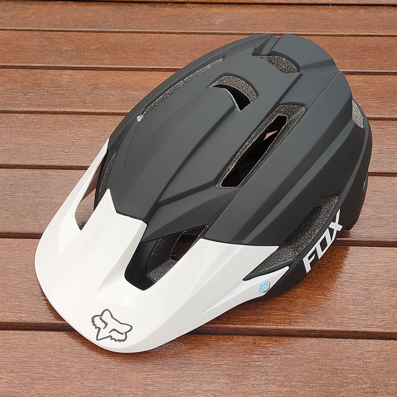 FOX山地车头盔新款自行车越野骑行半盔儿童一体成型安全帽男速降