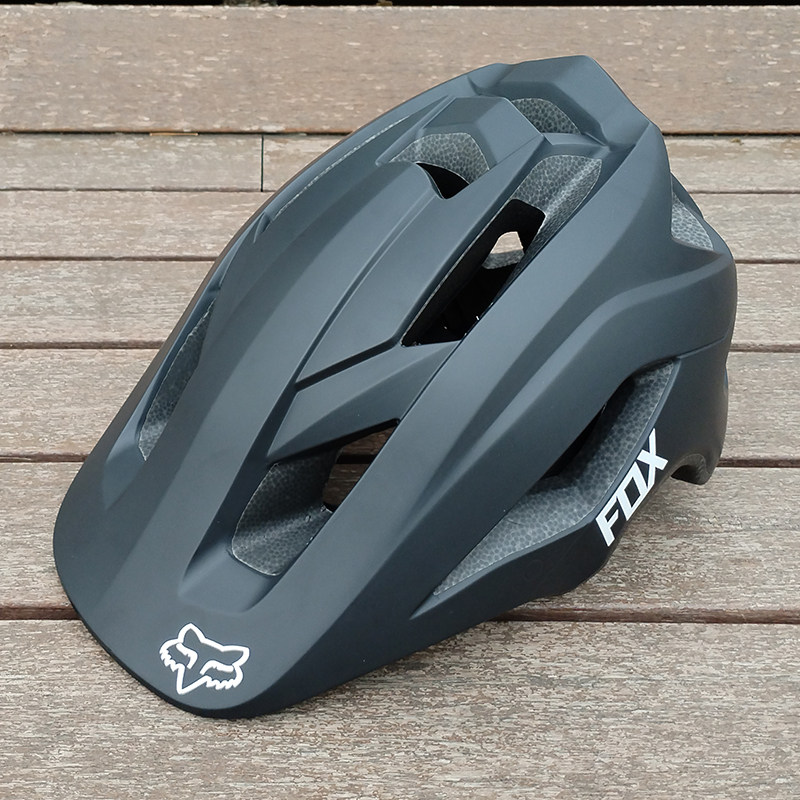 FOX一体成型骑行头盔山地车自行车安全帽轻量青少年半盔成人通用