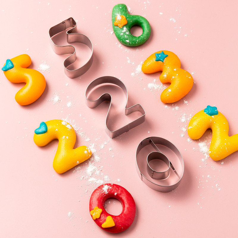 数字模具不锈钢胡萝卜刻字模型家用生日节日庆祝果蔬切字印字工具