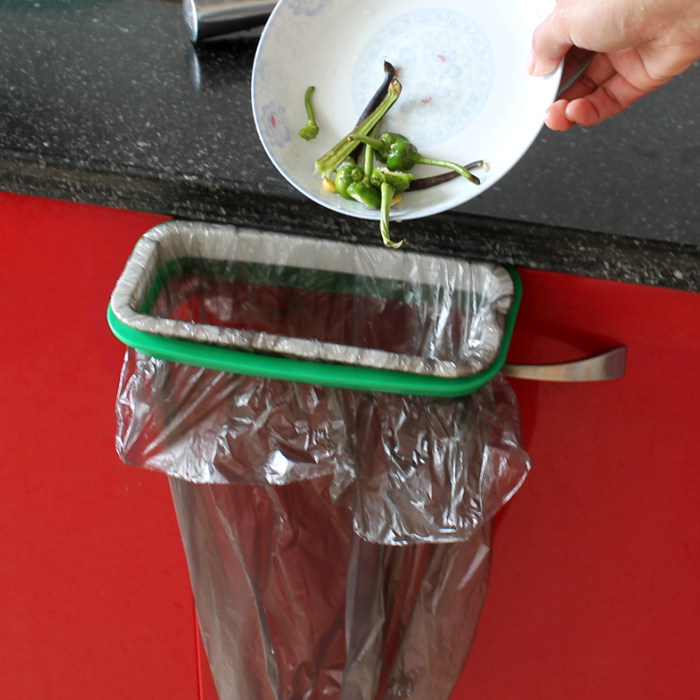 垃圾袋支架挂钩厨房塑料袋挂架挂