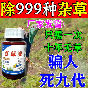 不伤苗】菜地除杂草专用剂烂根药除根神器连根烂苗后草一扫光农药