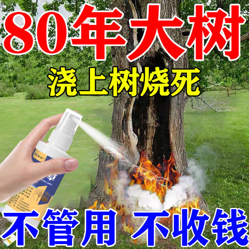 大树烂根药强力枯树王烂根大树专用药一滴树死强力腐树竹草专用剂