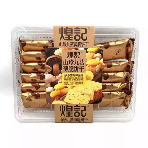 煌记山珍九菇薄脆饼干140g