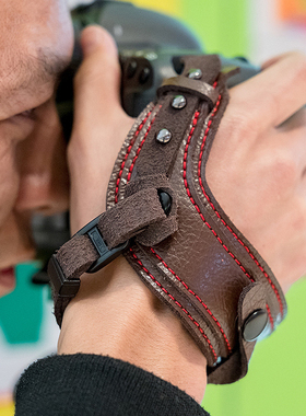 适用于相机手腕带 相机挂绳松下S5K S1 S5 G9 GH4 GH5 GH6 G85奥林巴斯EM1 III OMD OM-1相机手绳 摄像机配件