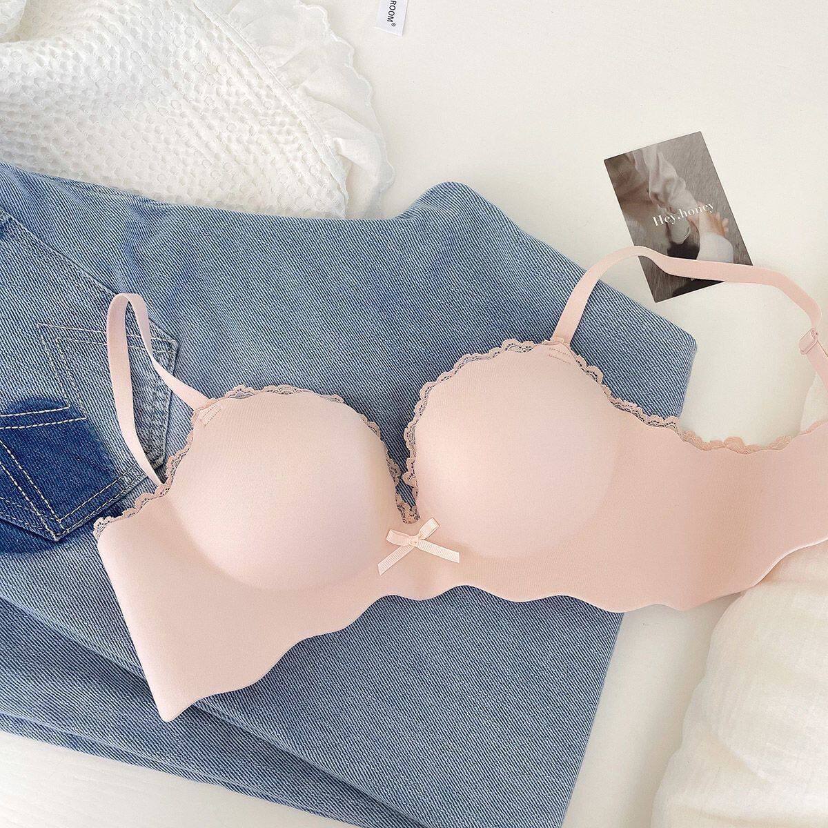 性感无钢圈聚拢遮副乳内衣