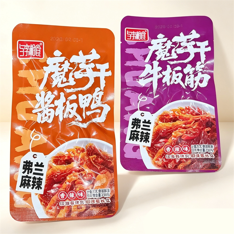 商超同款与李湘食魔芋爽牛